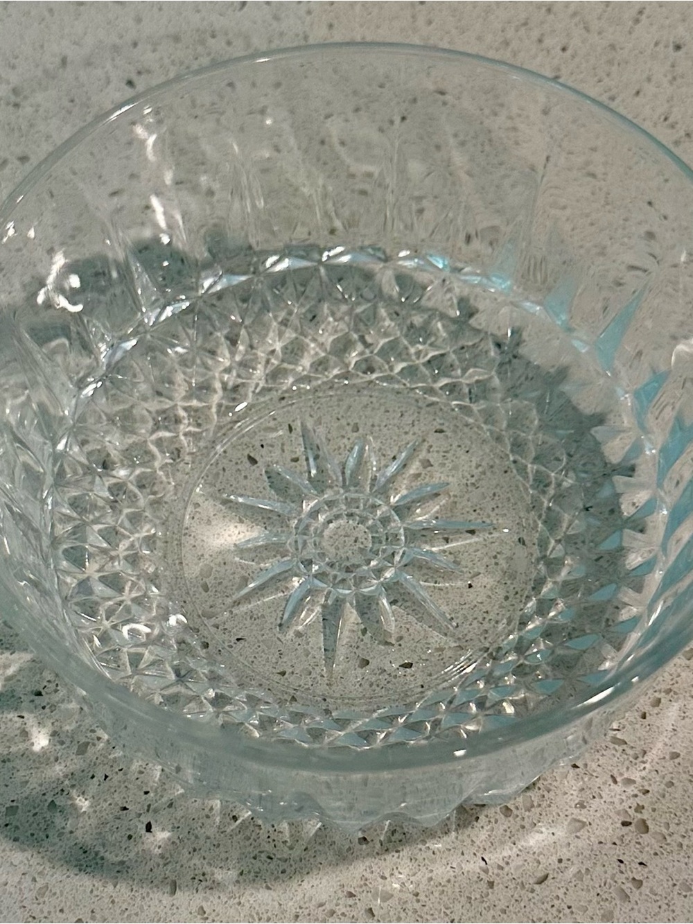 5 Inch Vintage Arcoroc Starburst Serving Bowl